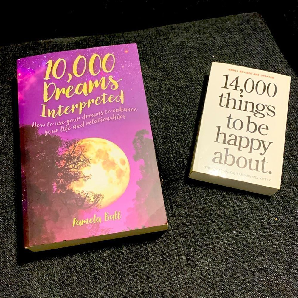 10,000 Dreams Interpreted & 14,000 Things to be Happy About Books